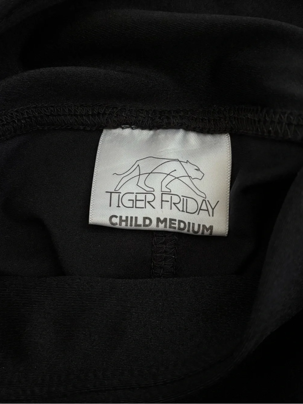 Tiger Friday Children's Black Leggings